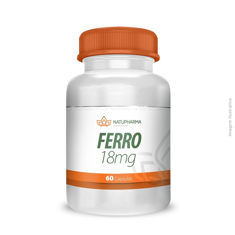 Ferro 18mg 60 Cápsulas