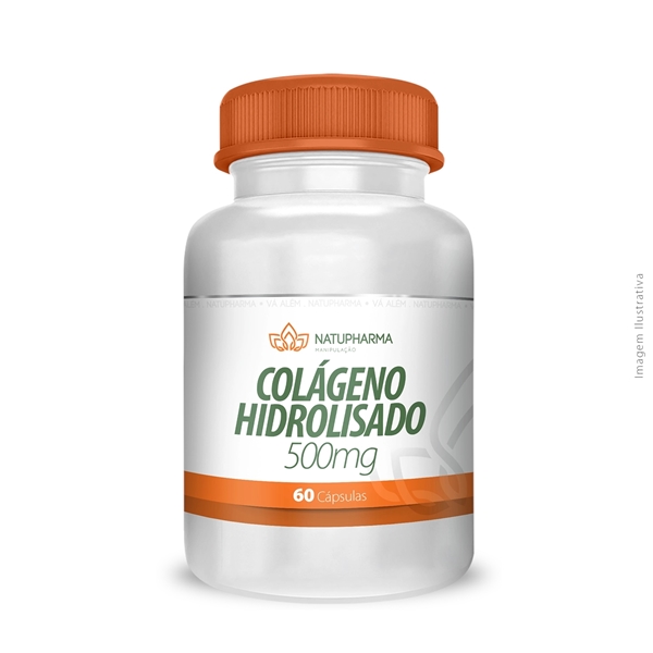 Colágeno Hidrolisado 500mg 60 Cápsulas