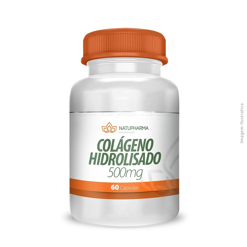 Colágeno Hidrolisado 500mg 60 Cápsulas
