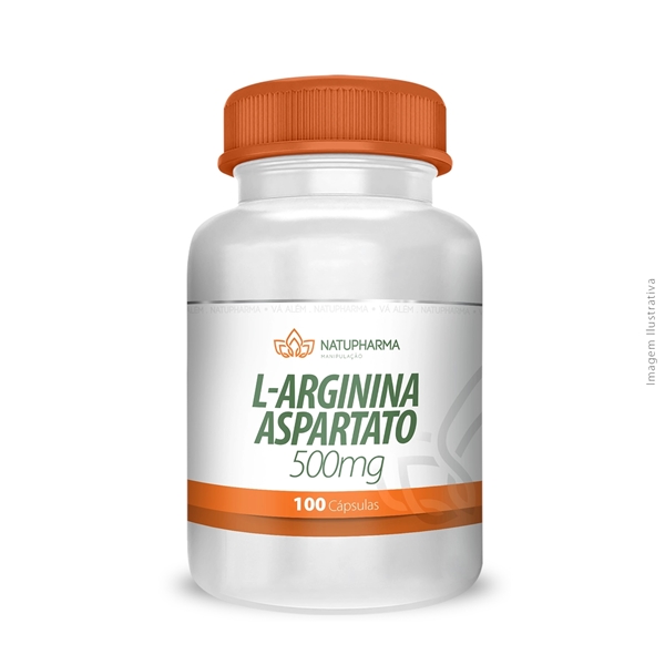 L-ARGININA ASPARTATO 500MG 100 CÁPSULAS